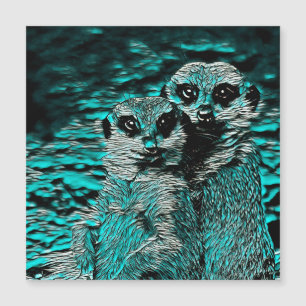 TierMix_Meerkat_001 Magnetkarte