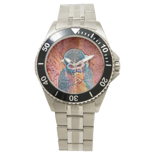 TierMix_Monkey_001 Armbanduhr (Vorderseite)
