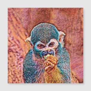 TierMix_Monkey_001 Magnetkarte