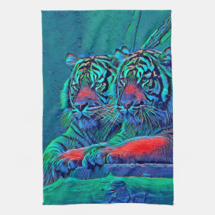 TierMix_Tiger_035 Geschirrtuch