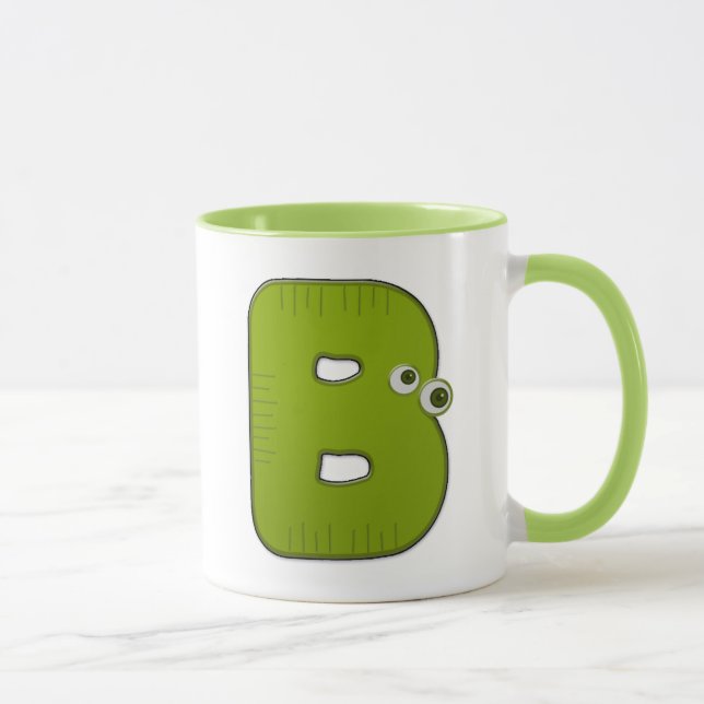 Tiermonogramm - B Tasse (Rechts)