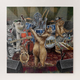 Tiermusiker der Animalz-Gruppe Darstellend