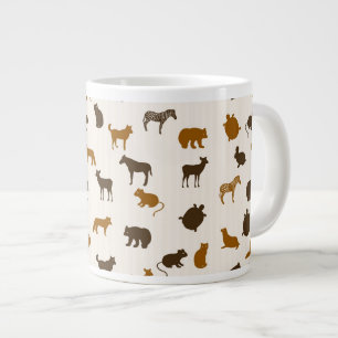 Tiermuster 1 Jumbo-Tasse