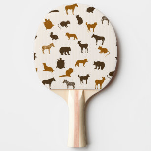 Tiermuster 1 tischtennis schläger
