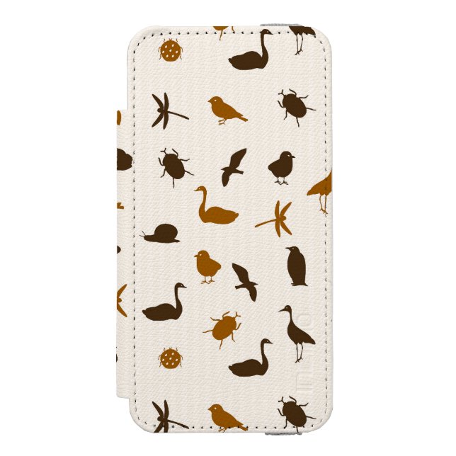 Tiermuster 2 incipio iPhone Geldbeutel-Hülle (Folio Vorderseite)