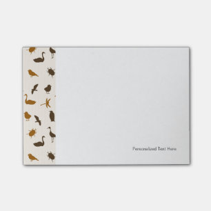 Tiermuster 2 post-it klebezettel