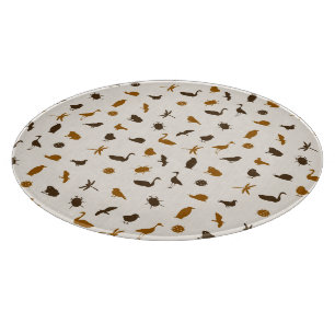 Tiermuster 2 schneidebrett