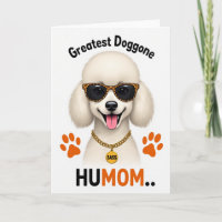 Tiermuster-Hund lustigste Humor-Karte