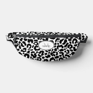 Tiermuster individuell anpassbarer Name Reise Schw Bauchtasche