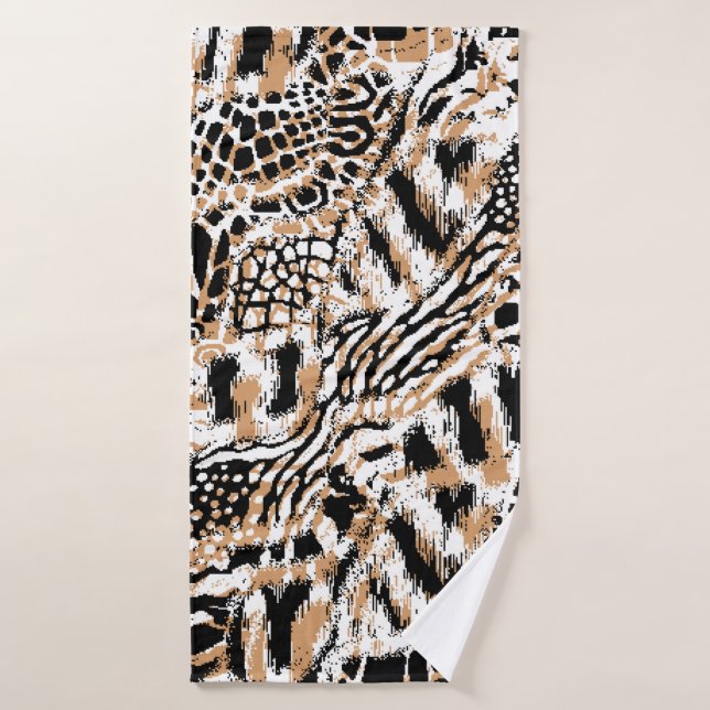 Tiermuster Moderne Leopardenmuster Badehandtuch (Badehandtuch)