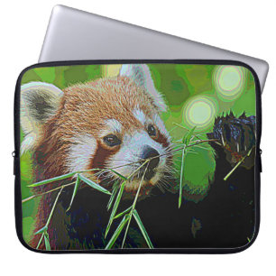 TierPaint_RedPanda_20171201_by_JAMColors Laptopschutzhülle