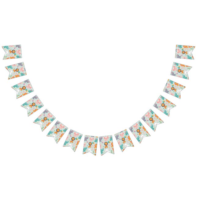 Tierparade-Banner Wimpelkette (Alle)