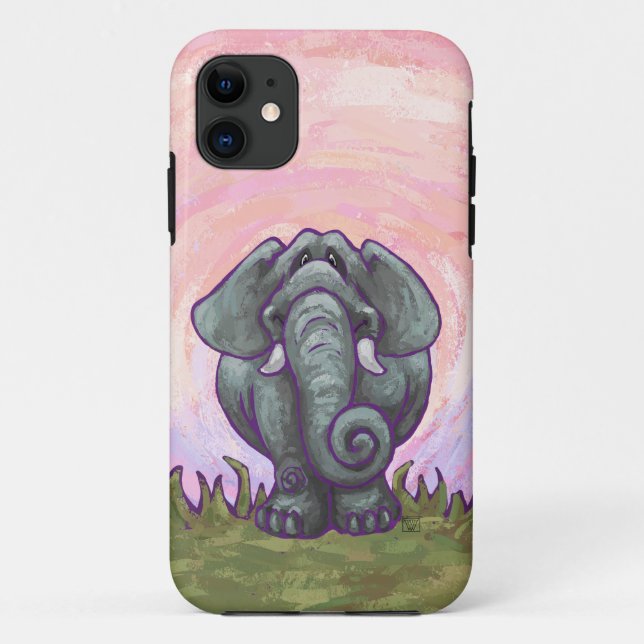 Tierparade Elephant selten gibt ID/Kreditkarte Case-Mate iPhone Hülle (Rückseite)