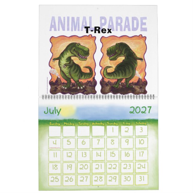 Tierparade Kalender (Jul 2027)