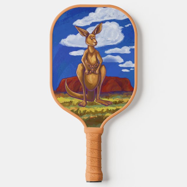 Tierparade Kangaroo Pickleball Paddle (Vorderseite)