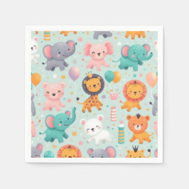 Tierparade Paper Napkin Serviette