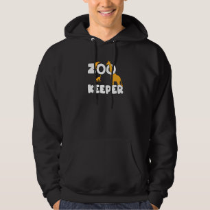 Tierpfleger Giraffe Tiere Zoo Tierhaltung Hoodie