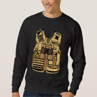 Tierpfleger Halloween Kostüm Dschungel Safari Wild Sweatshirt
