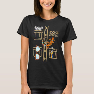 Tierpfleger-Kostüm Halloween Dschungelforscher T-Shirt