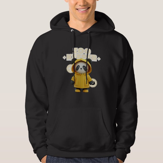 Tierpfleger-Kostüm Panda Afrikanische Tiere Frau M Hoodie (Vorderseite)