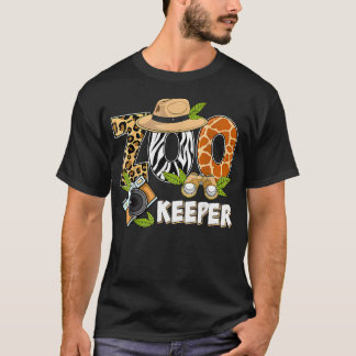 Tierpfleger Tiere Zoo Wildtierliebhaber Safari T-Shirt