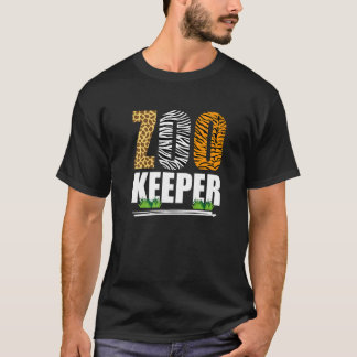Tierpfleger Zoo Betreuer Afrikanische Tiere Zebra  T-Shirt