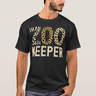Tierpfleger Zoo Tiere Safari Zoo Wärter - Grafik T-Shirt