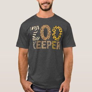 Tierpfleger Zoo Tiere Safari Zoo Wärter T-Shirt