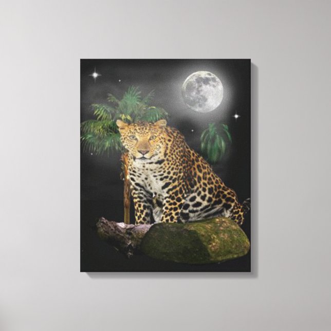 Tierplakat Leinwanddruck (Vorderseite)