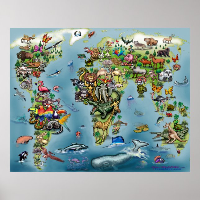 Tierplakat Poster (Vorne)