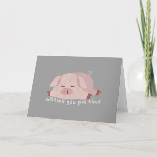 Tierpuppe: Vermisste Schweinezeit