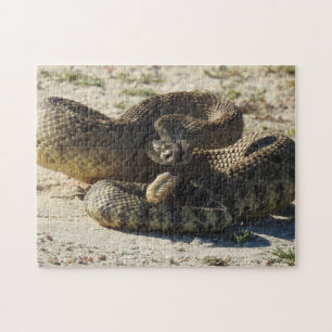 Tierpuzzlespiel, Schlangen, Klapperschlange,