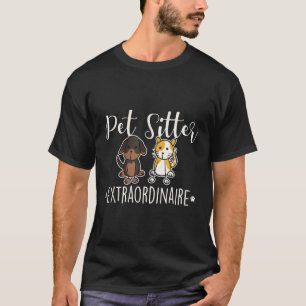 Tierratte Außerordentlicher Hund Sitzender Tier T-Shirt