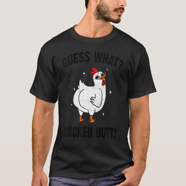 Tierratten Was Hühnerfresser Hintern Niedliche Hüh T-Shirt (Vorderseite)