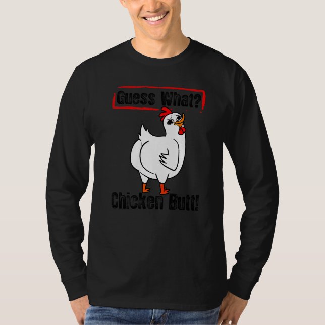 Tierratten Was Hühnerfresser Hintern Niedliche Hüh T-Shirt (Vorderseite)