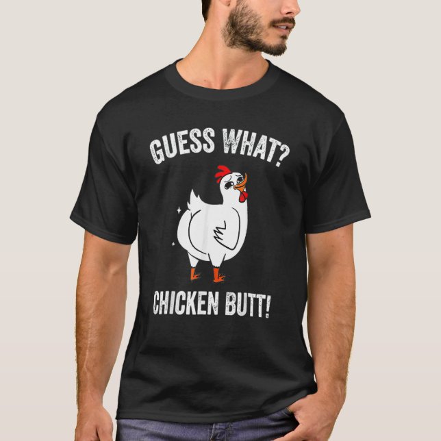 Tierratten Was Hühnerfresser Hintern Niedliche Hüh T-Shirt (Vorderseite)