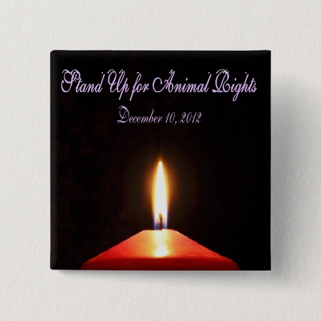 Tierrecht-Tagesknopf Button (Vorderseite)