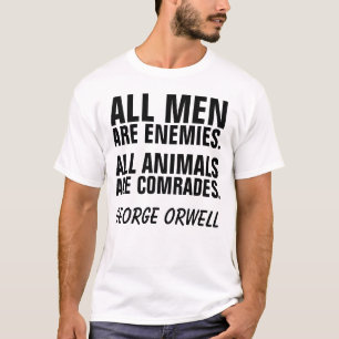 TIERrechte Aktivisten-T - Shirt, GEORGE ORWELL T-Shirt