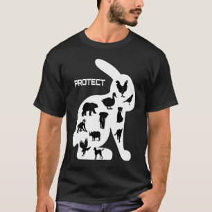 Tierrechte cooler Entenelefant T-Shirt