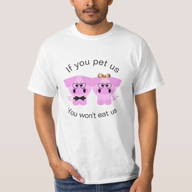 Tierrechte für Schweine T - Shirt für Männer (Vorderseite)