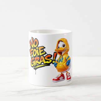 Tierrechts-Protest Graffiti-Kunst Kaffeetasse