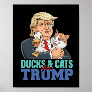 Tierrechtsverletzung Verhindern Und Für Trump Stim Poster