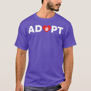 Tierrettung Adoption lustig T-Shirt
