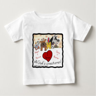 Tierrettung-I-Liebe Alle Gottheiten Baby T-shirt