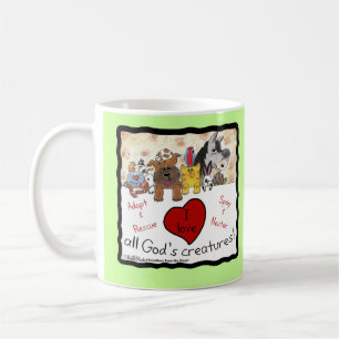 Tierrettung-I-Liebe Alle Gottheiten Kaffeetasse