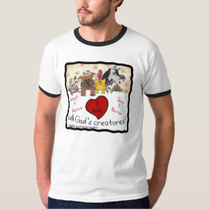 Tierrettung-I-Liebe Alle Gottheiten T-Shirt