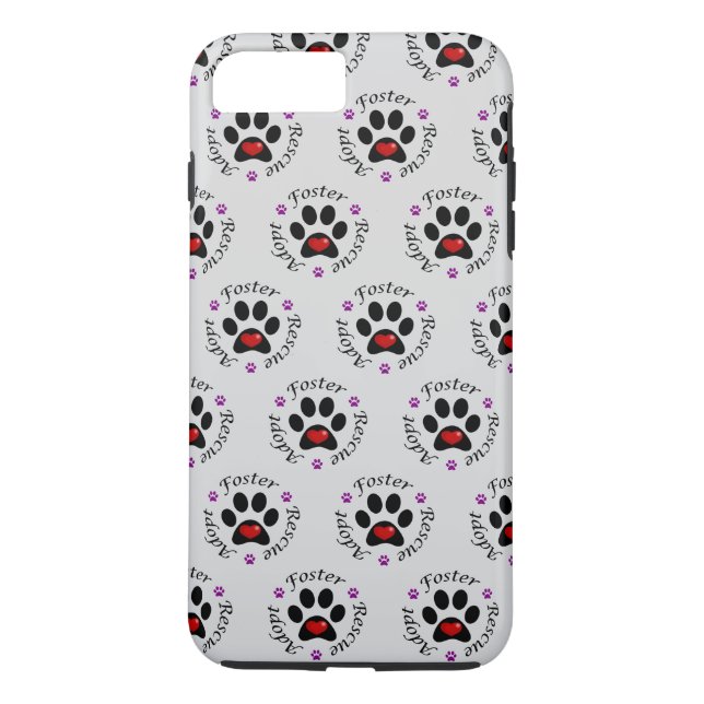 Tierrettung iPhone 7 starker Plusfall Case-Mate iPhone Hülle (Rückseite)