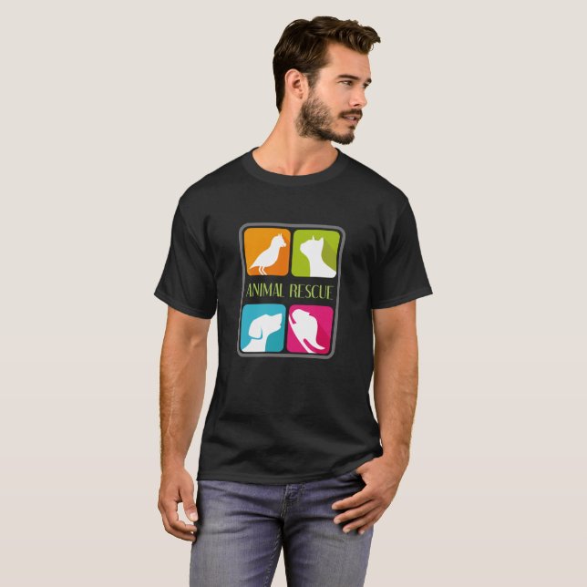 Tierrettung T-Shirt (Vorne ganz)