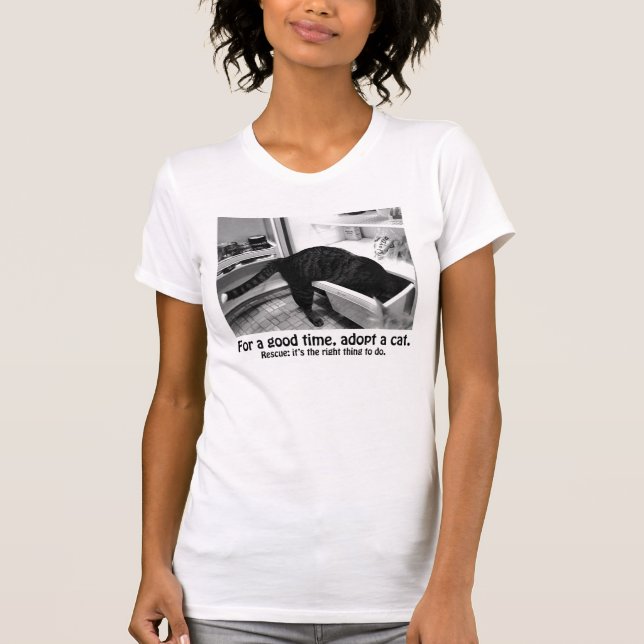 TIERrettung: WÄHREND EINER GUTEN ZEIT ADOPTIEREN T-Shirt (Vorderseite)