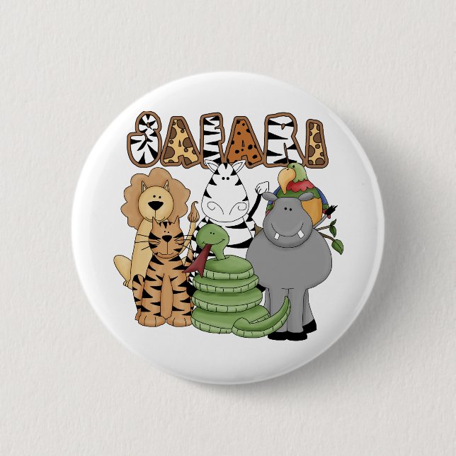 Tiersafari Button (Vorderseite)